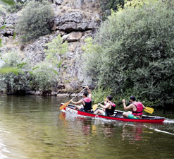 ir a Actividades acuáticas de teambuilding, canoas
